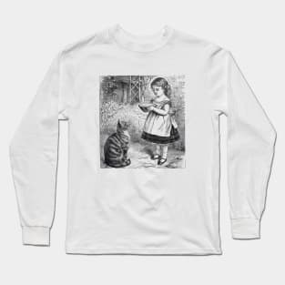 Hungry Cat Wants a Bowl of Soup Long Sleeve T-Shirt